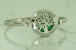Bracelet - with Locket for Essential Oil - Clip Tree of Life