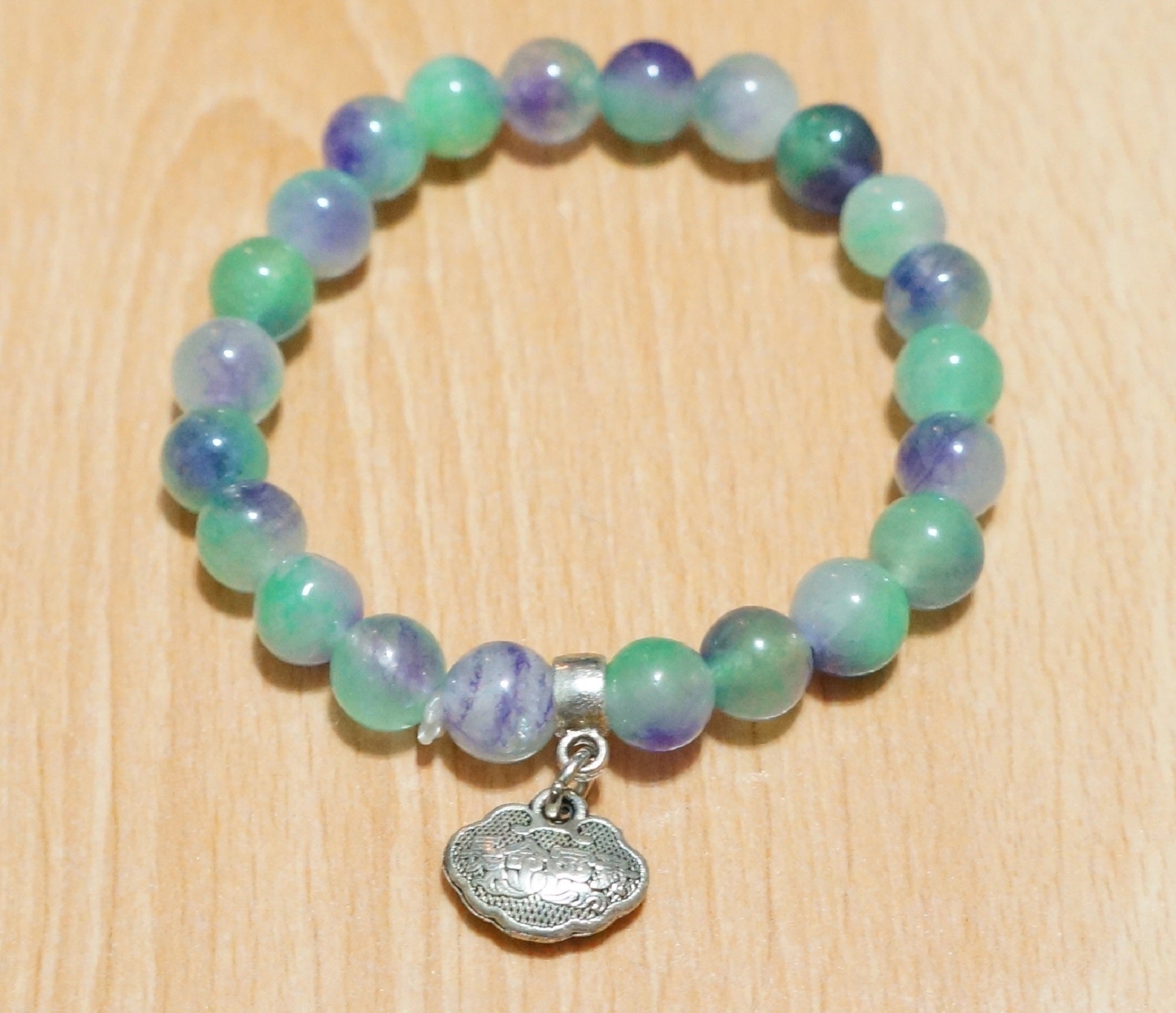 Bracelet - Jade with Chinese Charm
