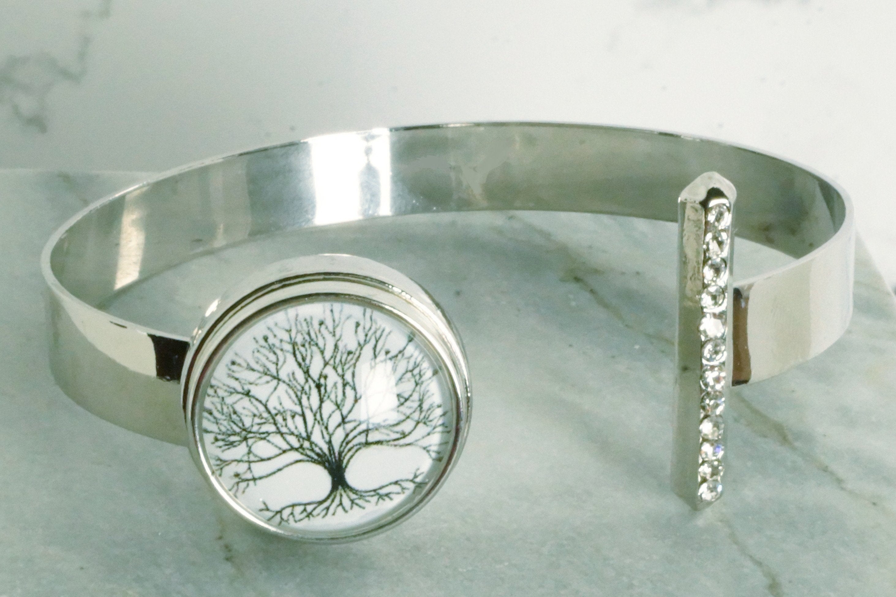 Bracelet - with Snap Buttons - Tree of life #2