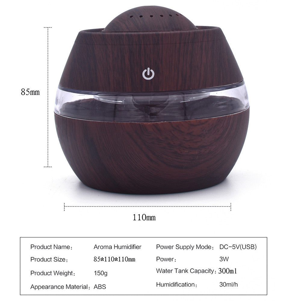 Air Aroma Essential Oil Diffuser LED Ultrasonic Aroma Aromatherapy Humidifier - Pure Bliss and Balance