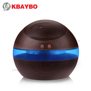 Mini Car  Aromatherapy Humidifier Aroma Diffuser Essential Oil Diffuser Air Purifier Blue Backlight LED - Pure Bliss and Balance