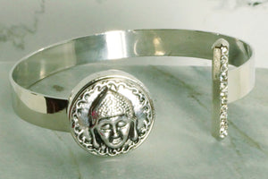Bracelet - with Snap Buttons - Buddha