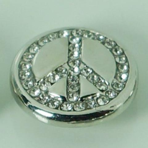 Snap Jewelry - Peace Button