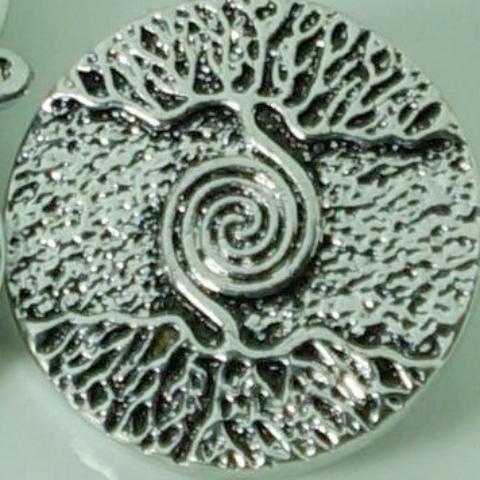 Snap Jewelry - Metal Tree of Life Button